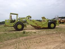 TEREX PAN SCRAPER TS14B LOADER DIESEL DUAL ENGINES DOZER PLOW TRACTOR PUSHER