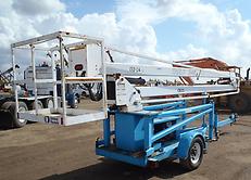 AMERIQUIP EAGLE 245  TOWABLE AERIAL MAN LIFT BOOM TOW BEHIND JLG GENIE SKYJACK
