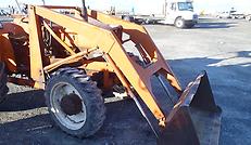 Farm Tractor with Loader Bucket, 3 Point Hitch, Differential Locker