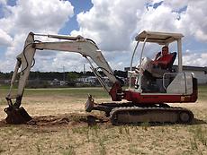 TAKEUCHI TB135 HYDRAULIC EXCAVATOR CATERPILLAR BAT CRAWLER DOZER TRACTOR
