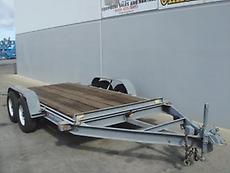 Equipment Trailer, Tilt Deck, Tandem Axle, Electric...
