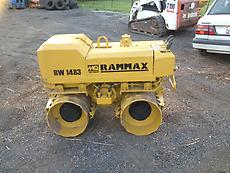 MULTIQUIP RAMMAX RW 1483 TRENCH COMPACTOR ROLLER DOUBLE DRUM DIESEL ENGINE