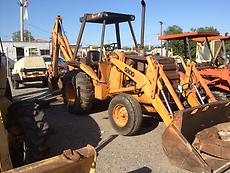 CASE 580D BACKHOE LOADER TRACTOR FRONT LOADER RUBBER TIRE LOADER JOYSTICK DIESEL