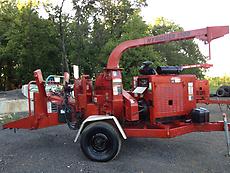 WOODCHUCK HYROLLER 1200 CATERPILLAR ENGINE CAT TRALIER MOUNTED DISC CHIPPER