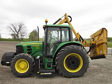 2008 JOHN DEERE 6430 TRACTOR WITH ALAMO BOOM MOWER