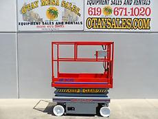 Electric Scissor Lift, 21 Foot Working Height, 15...