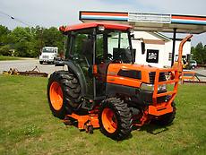 VERY NICE KUBOTA L3430 4X4 CAB MOWER TRACTOR HST
