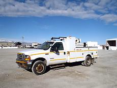 Mechanics Service Truck 2001 Ford F450 4x4 Diesel, Crane, Welder, Generator