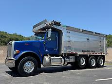2014 PETERBILT 367 FACTORY TRI-AXLE DUMP TRUCK MAC ALUM DUMP BED