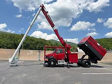 2008 STERLING CHIPPER DUMP BUCKET TRUCK ALTEC LRV56 CUMMINS DIESEL ALLISON AUTO