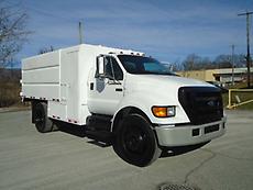 2005 FORD F-650 CHIPPER DUMP TRUCK FORESTRY ARBORIST (LOW MILES)