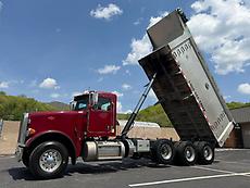 2015 PETERBILT 367 FACTORY TRI-AXLE DUMP TRUCK MAC ALUM DUMP BED