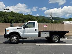 FORD F350 4X4 DUALLY 9 FT FLATBED TRUCK