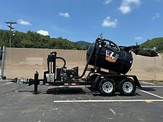 2020 WYLIE W1801 VACUUM DIRTVAC DIESEL HYDRO VAC TRAILER UNIT DUMPING TANK