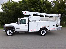 1994 GMC 3500 HD TELSTA 28' TELESCOPIC BOOM/BUCKET SERVICE TRUCK