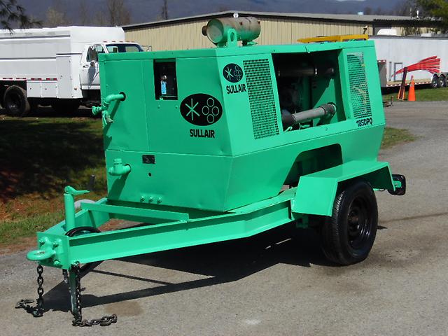 SULLAIR 185 DPQ PORTABLE AIR COMPRESSOR JOHN DEERE 4239D